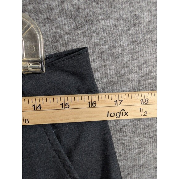 Academy Mens Grey and Black Shorts Zipper Pocket Detail Size 32 Casual, Travel - Picture 6 of 16